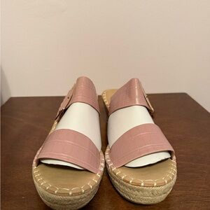 Vintage Havana Pink Espadrille Sandals